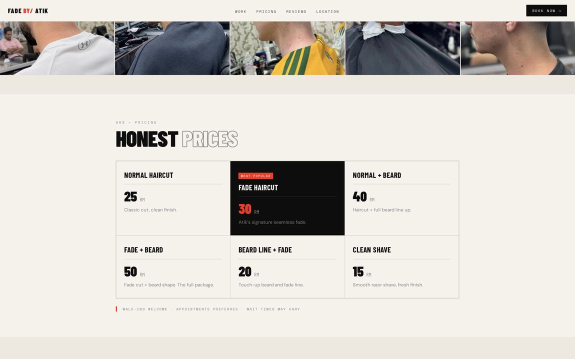 Pricing